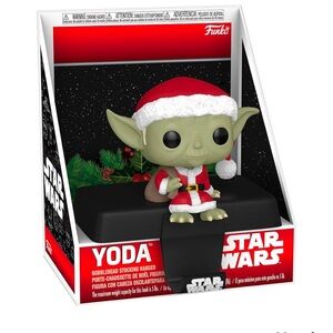 Funko Edge Sitter Yoda Christmas Stocking Hanger